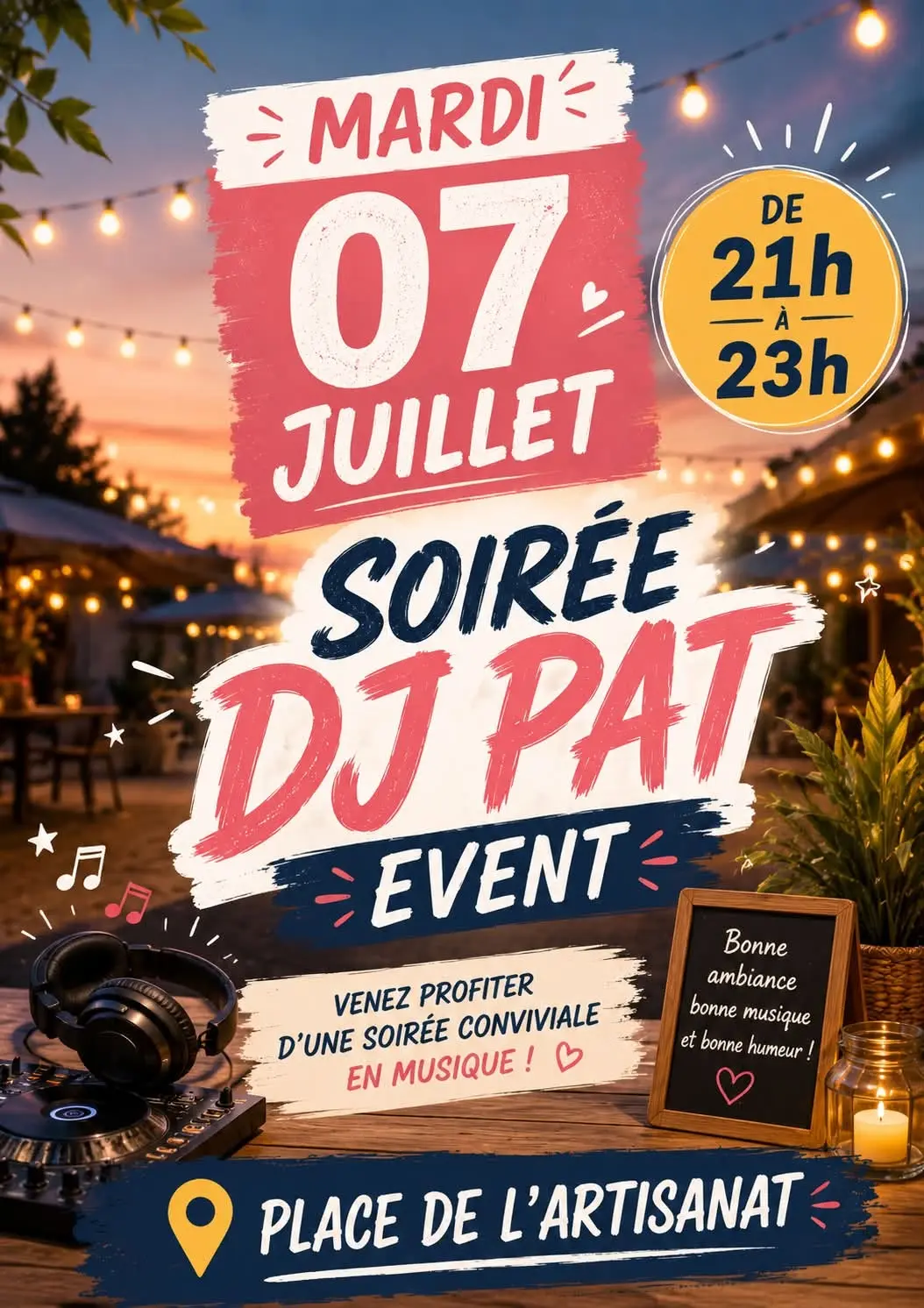 Soirées avec DJ PATevent
