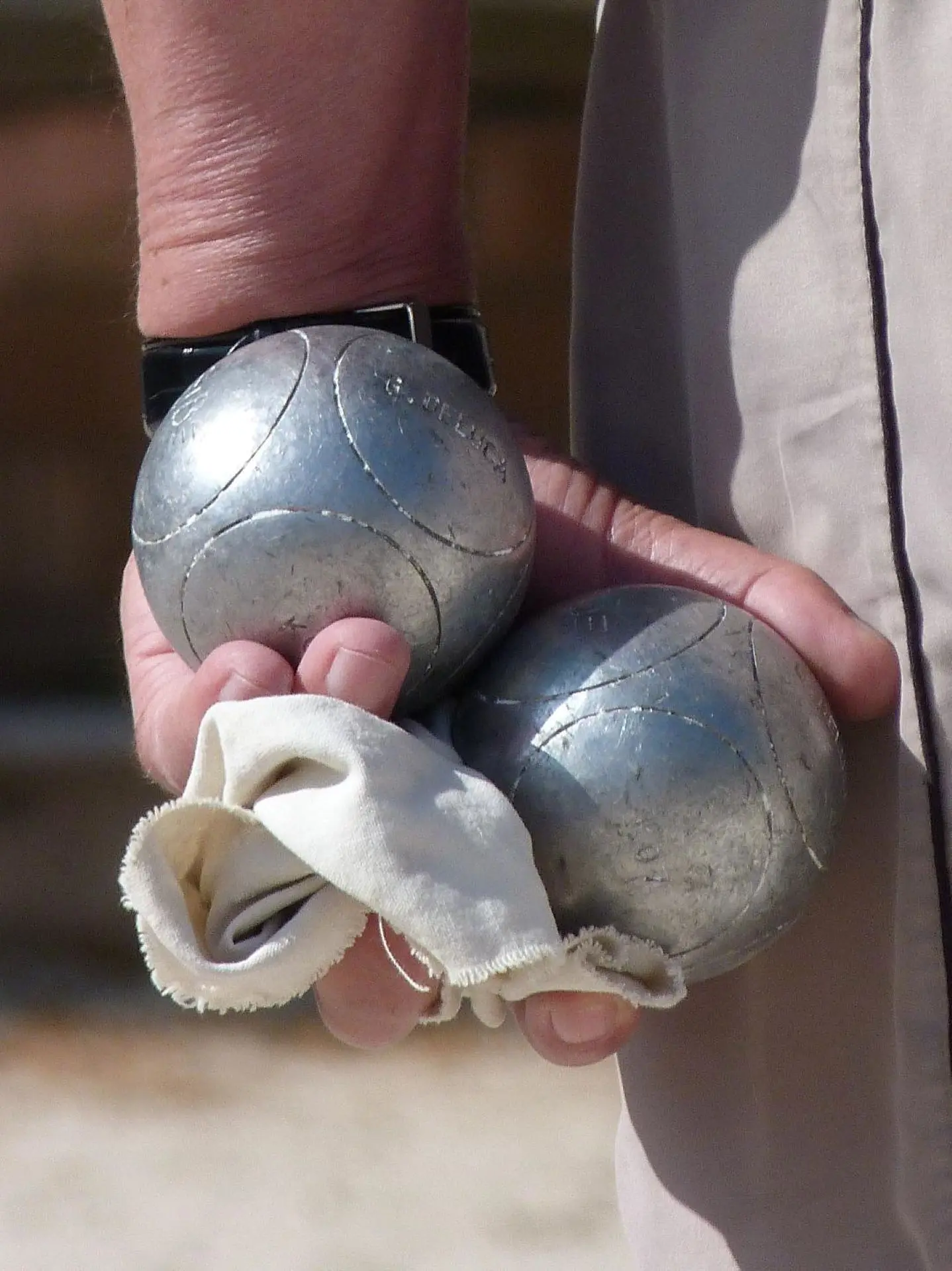 Concours de pétanque au port des Oursinières