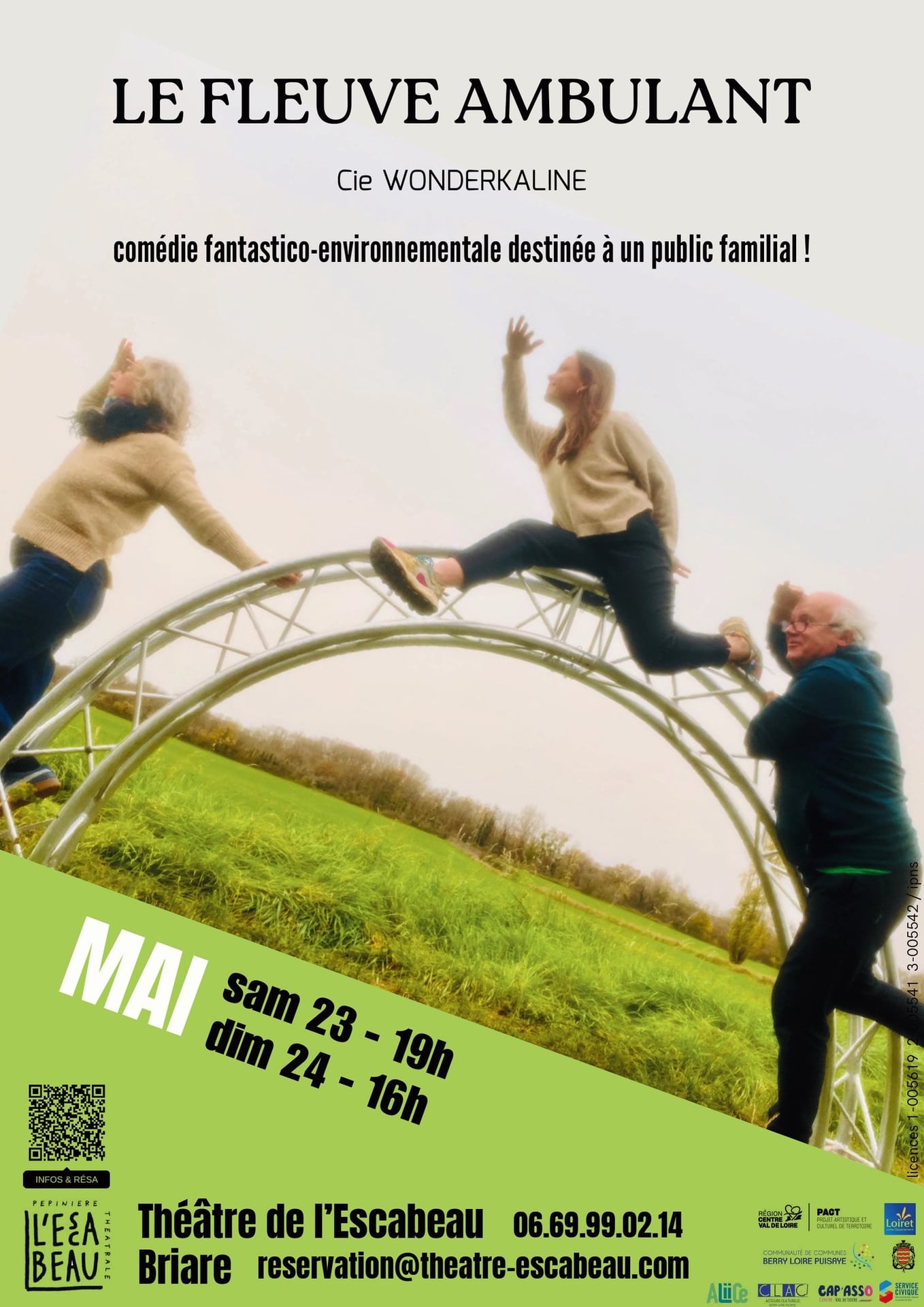 Théâtre : "Le fleuve ambulant" avec la Cie Wonderkaline