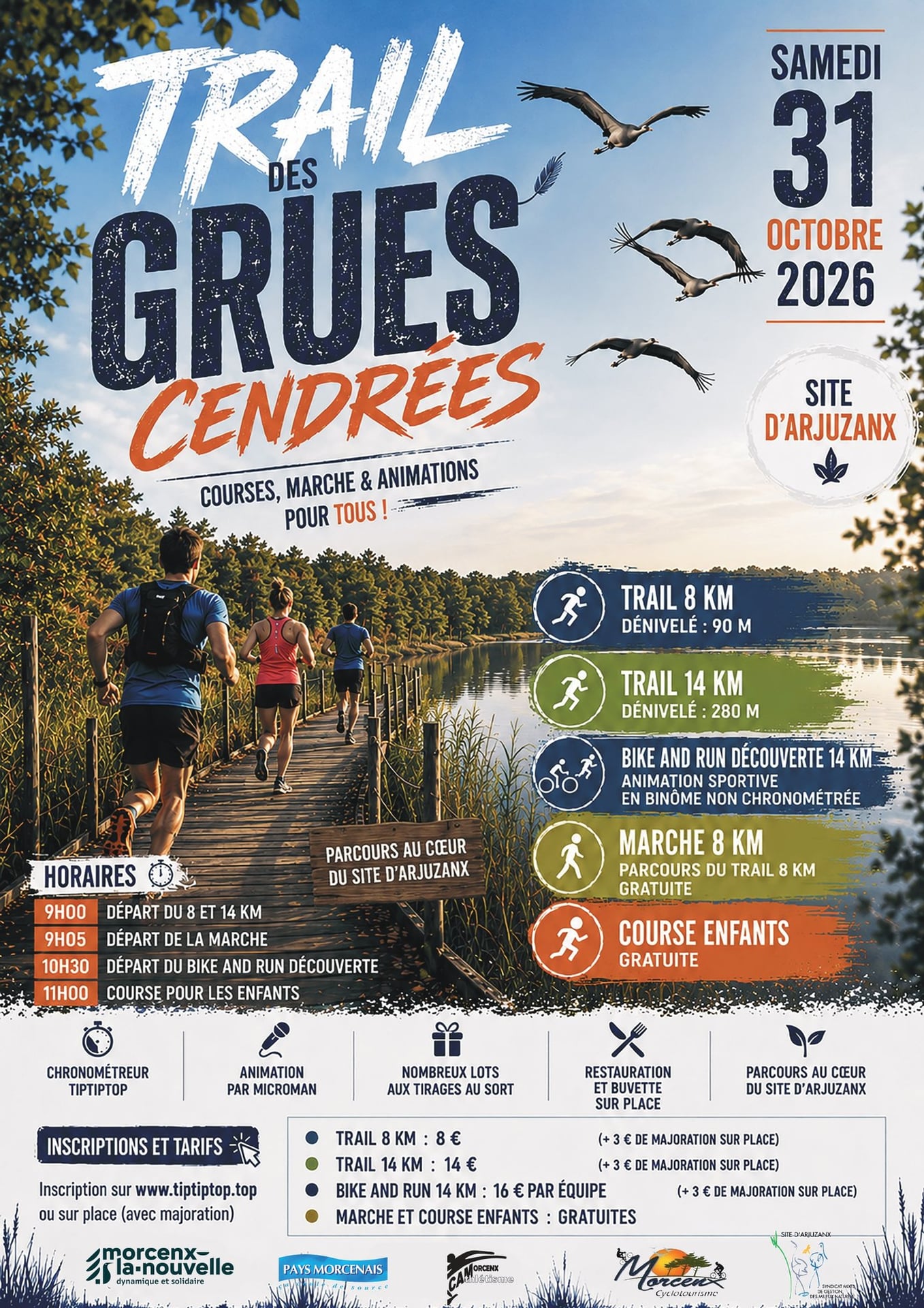 Trail des grues cendrées
