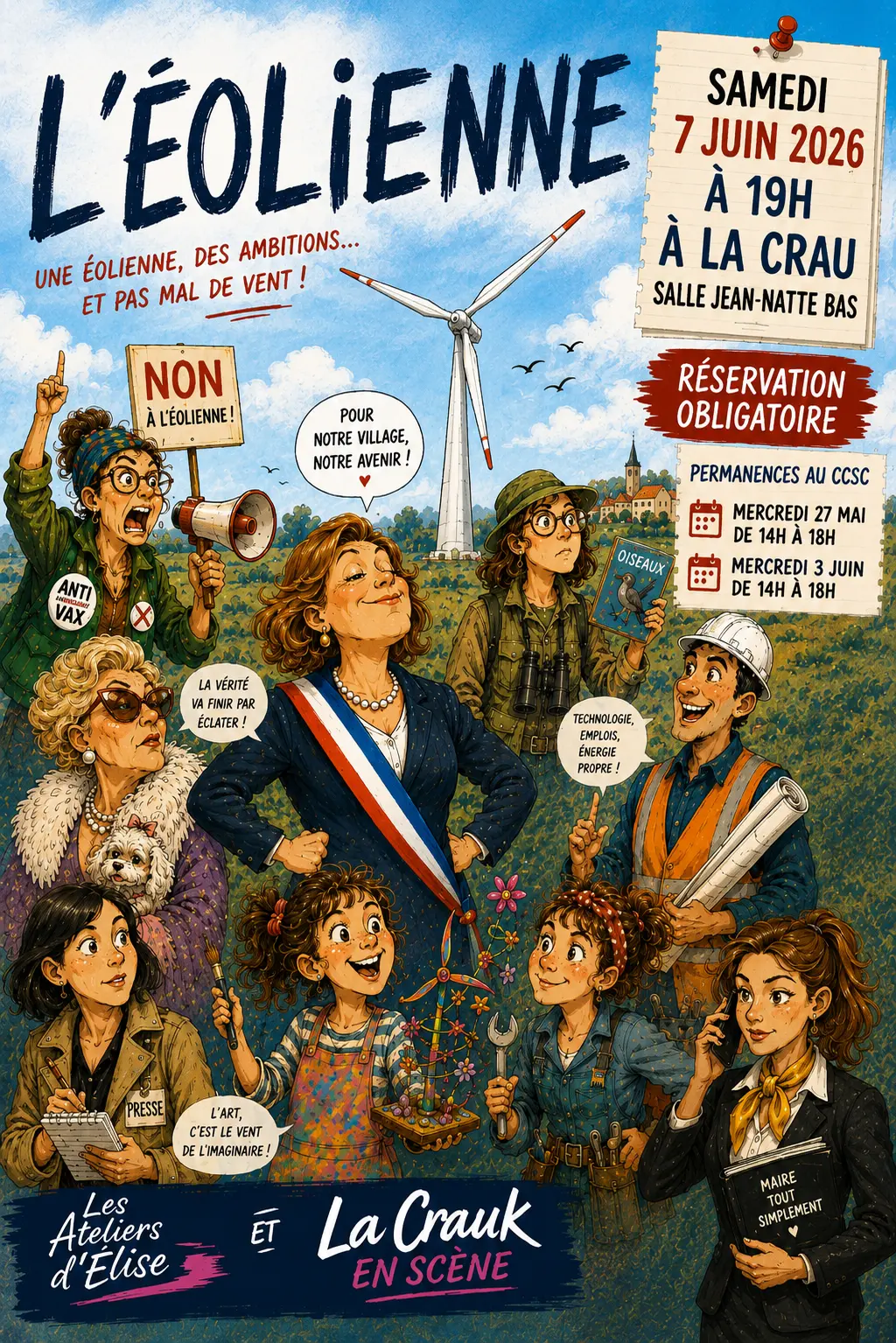 Pièce de de théâtre : L'éolienne