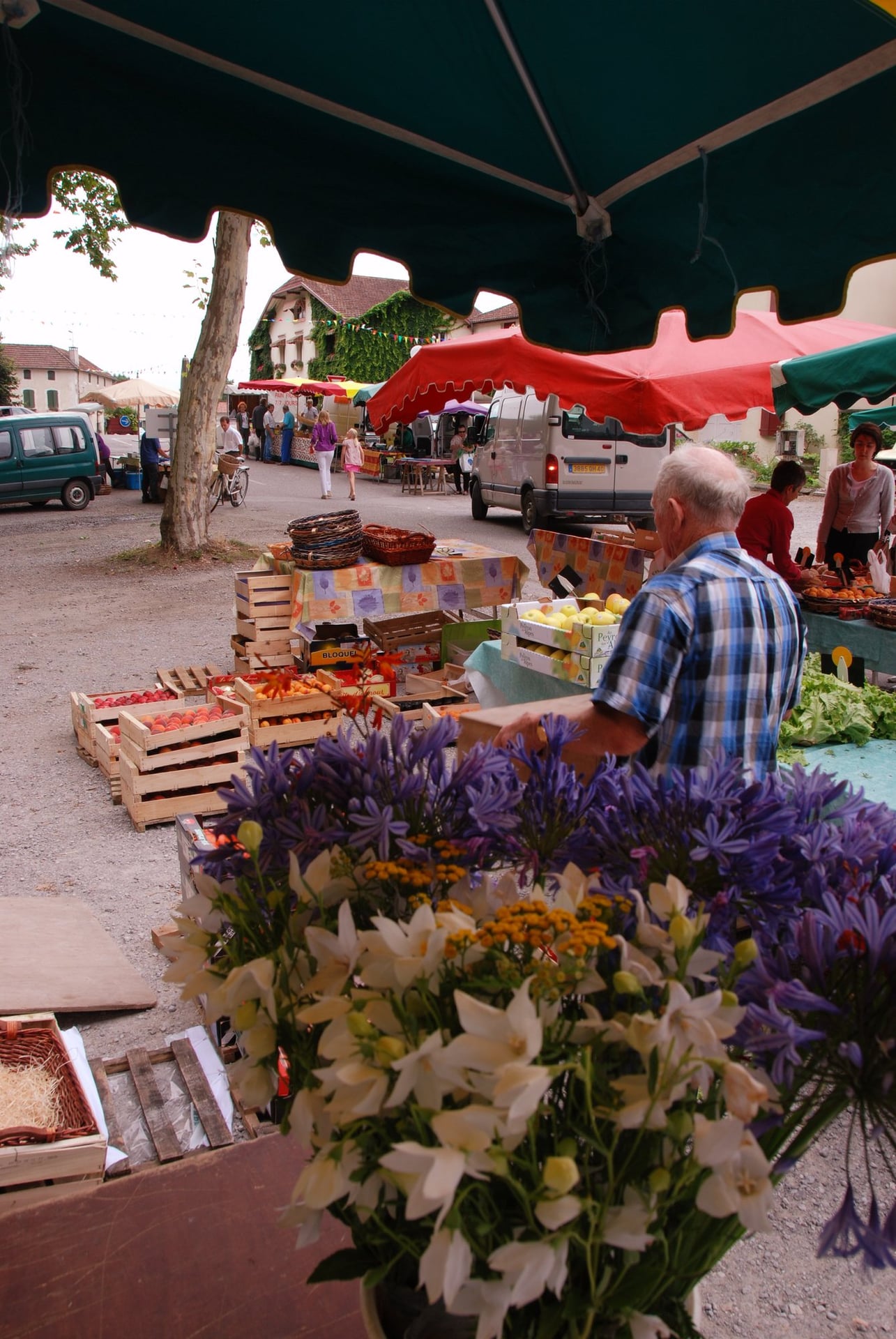 Marché traditionnel  et spectacle de marionnettes