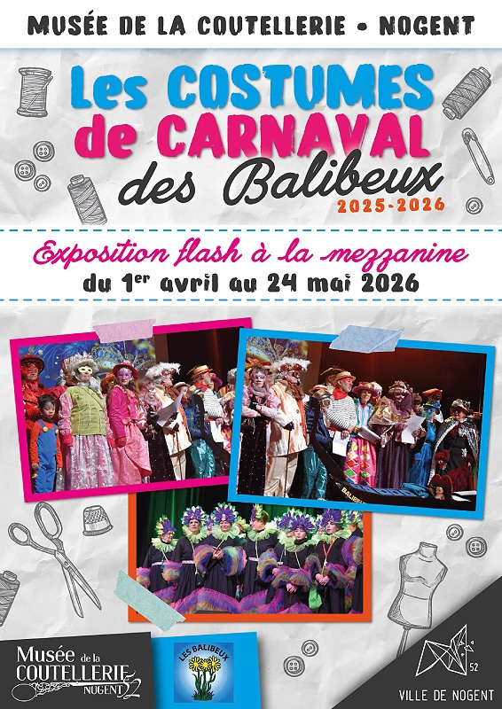 Exposition flash : les costumes de carnaval des Balibeux 2025-2026