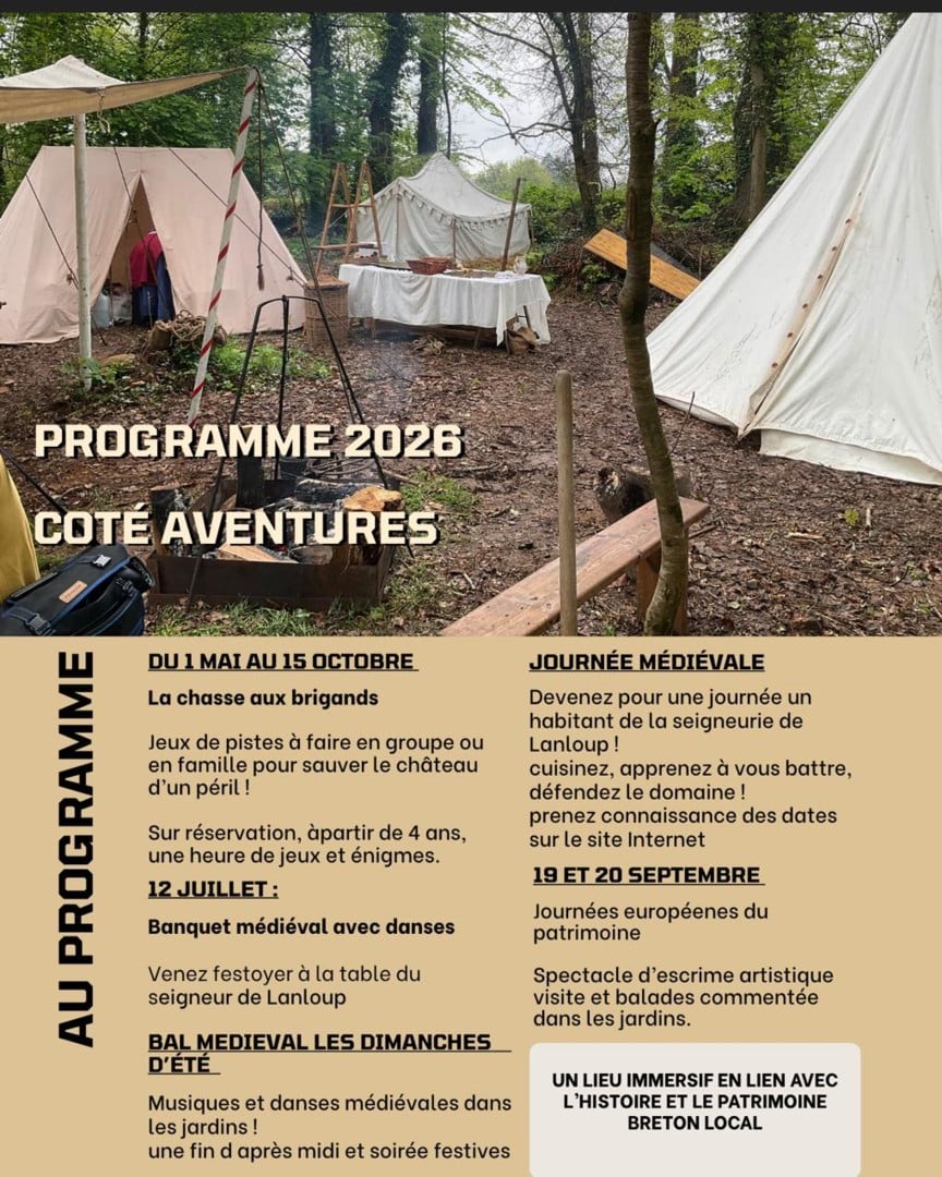 Journée banquet médiéval au château de Lanloup