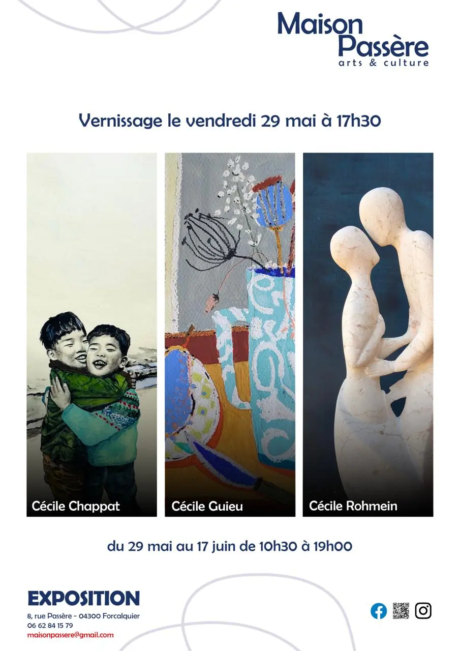 Exposition des 3 Cécile