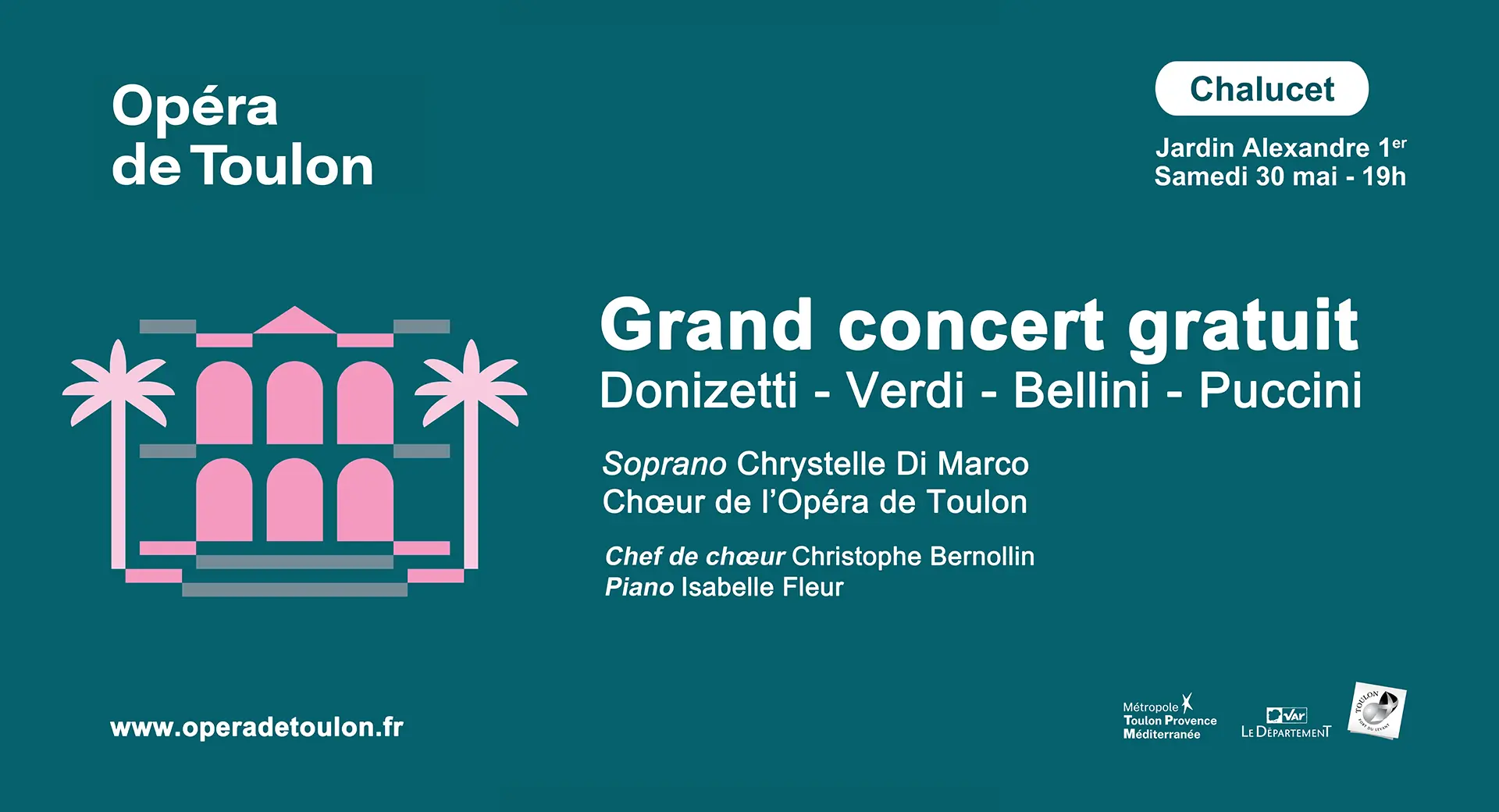 Grand concert gratuit du Chœur de l'Opéra de Toulon
