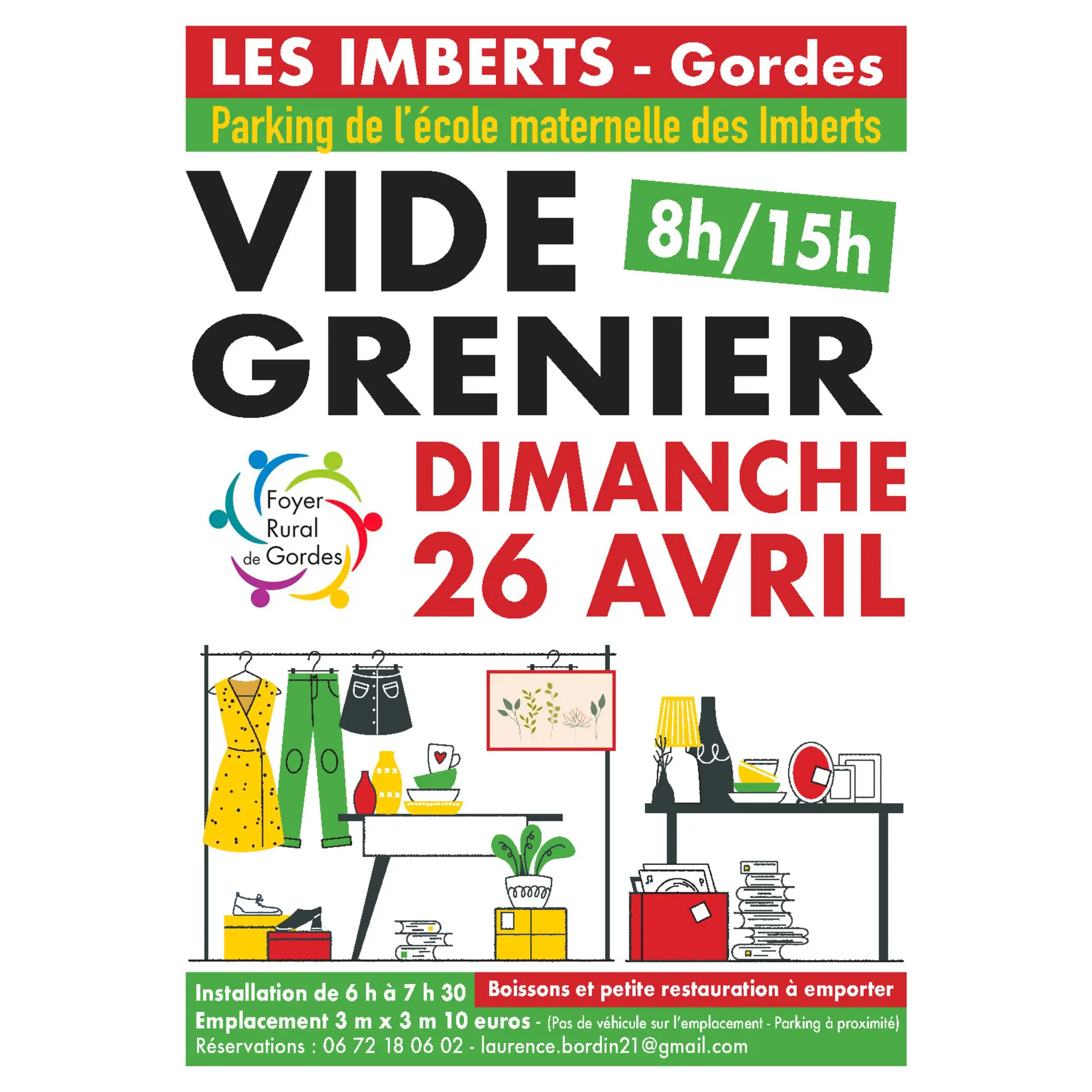 Vide grenier Gordes - Les Imberts