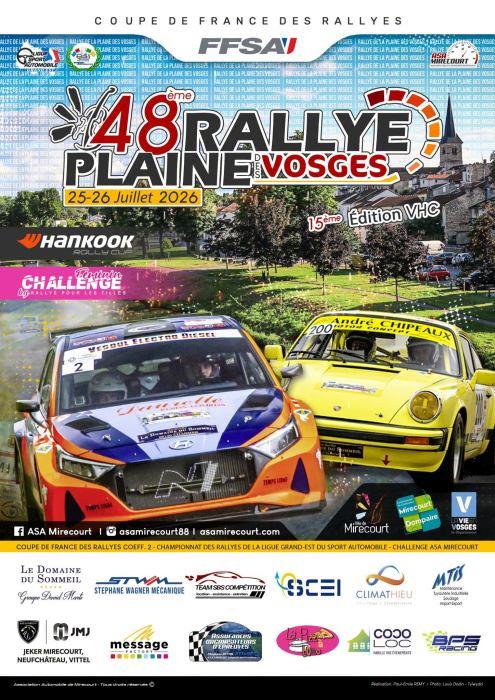 48ème Rallye de la Plaine des Vosges et VHC