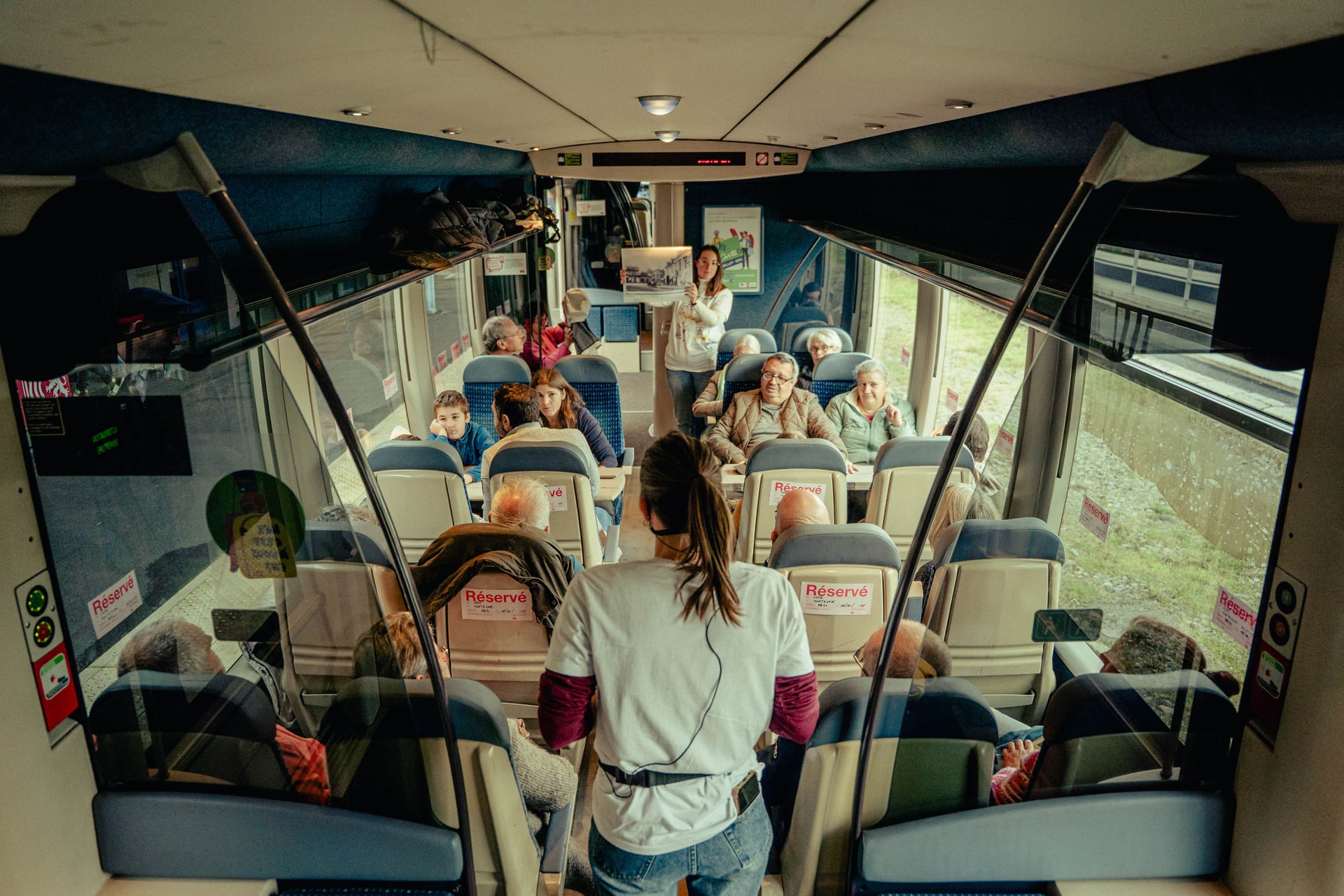 Visite en train d'Ussel à Montaignac