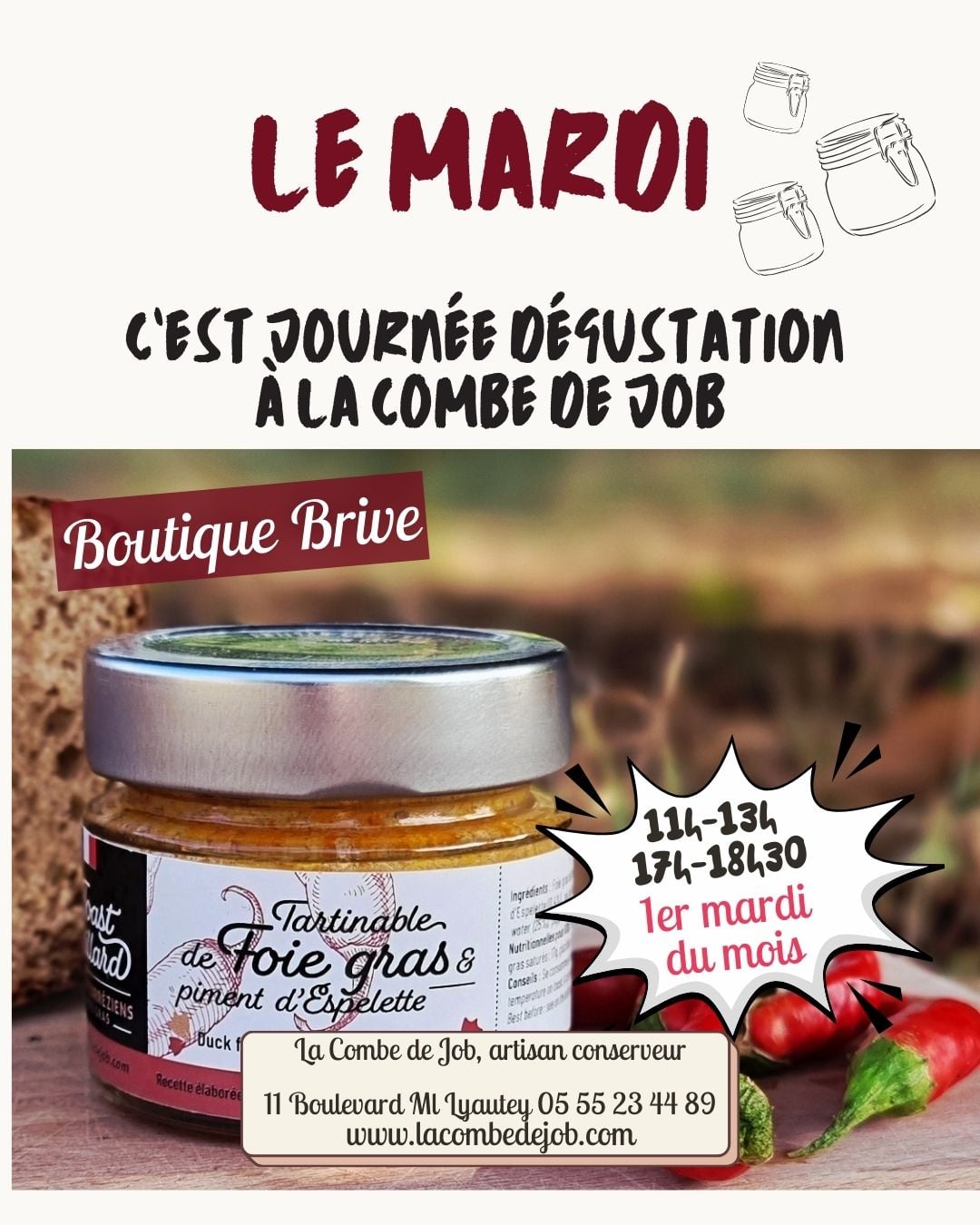 Le mardi c'est dégustation à La Combe de Job