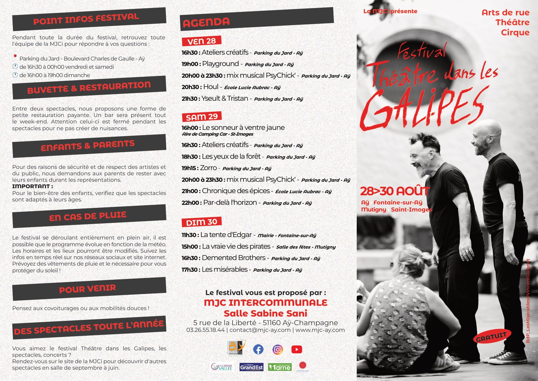 Festival Théâtre dans les Galipes