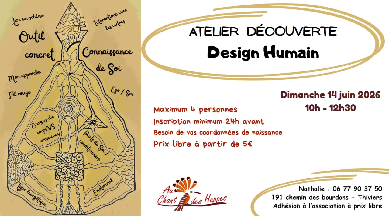 Atelier découverte Design Humain avec Nathalie