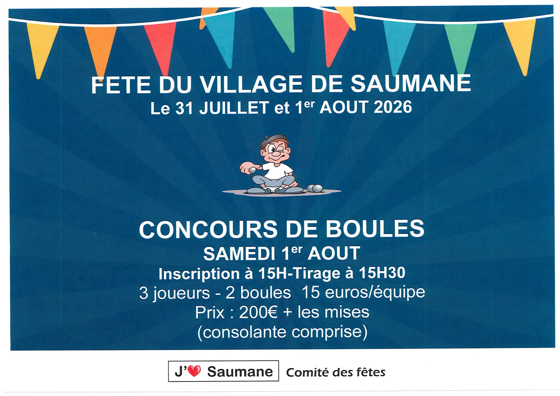 Fête du village de Saumane