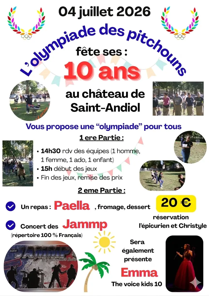 L'Olympiade des Pitchouns fête ses 10 ans !