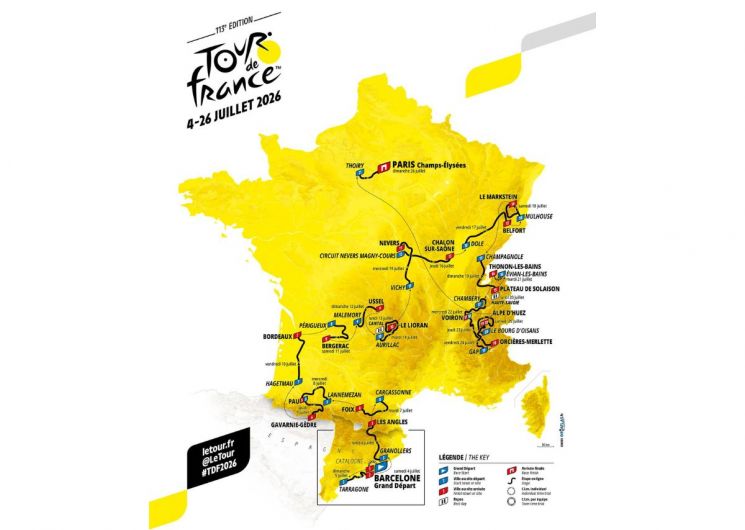 TOUR DE FRANCE 2026 – 4ÈME ÉTAPE CARCASSONNE- FOIX