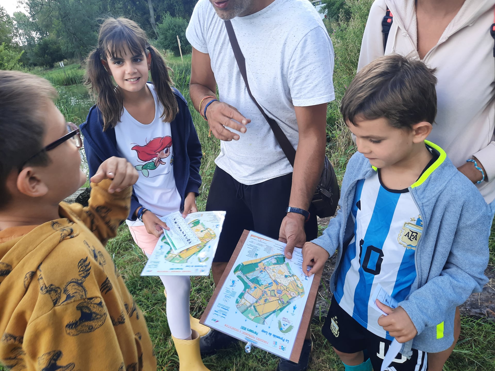Parcours d'orientation à la Pyramide du Loup