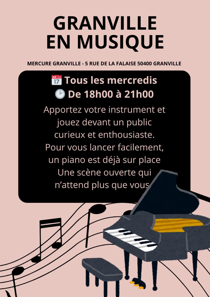 Granville en musique - scène ouverte