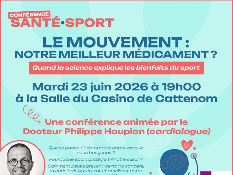 Conférence : Le mouvement, notre meilleur médicament ?