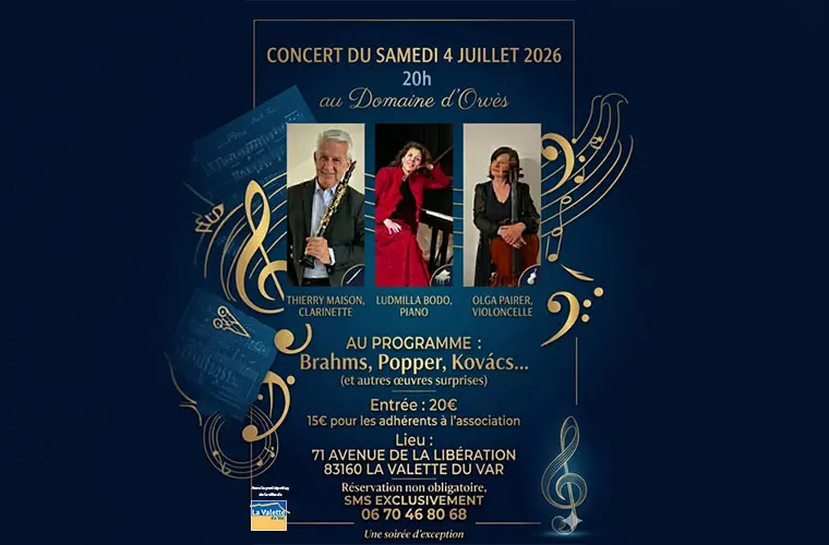 Concert - Musique de chambre au Domaine d'Orvès