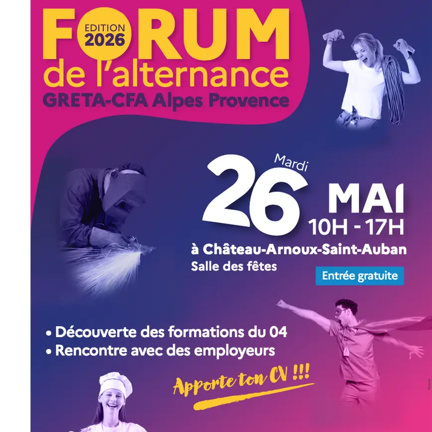 Forum de l'alternance GRETA-CFA Alpes Provence à Château-Arnoux