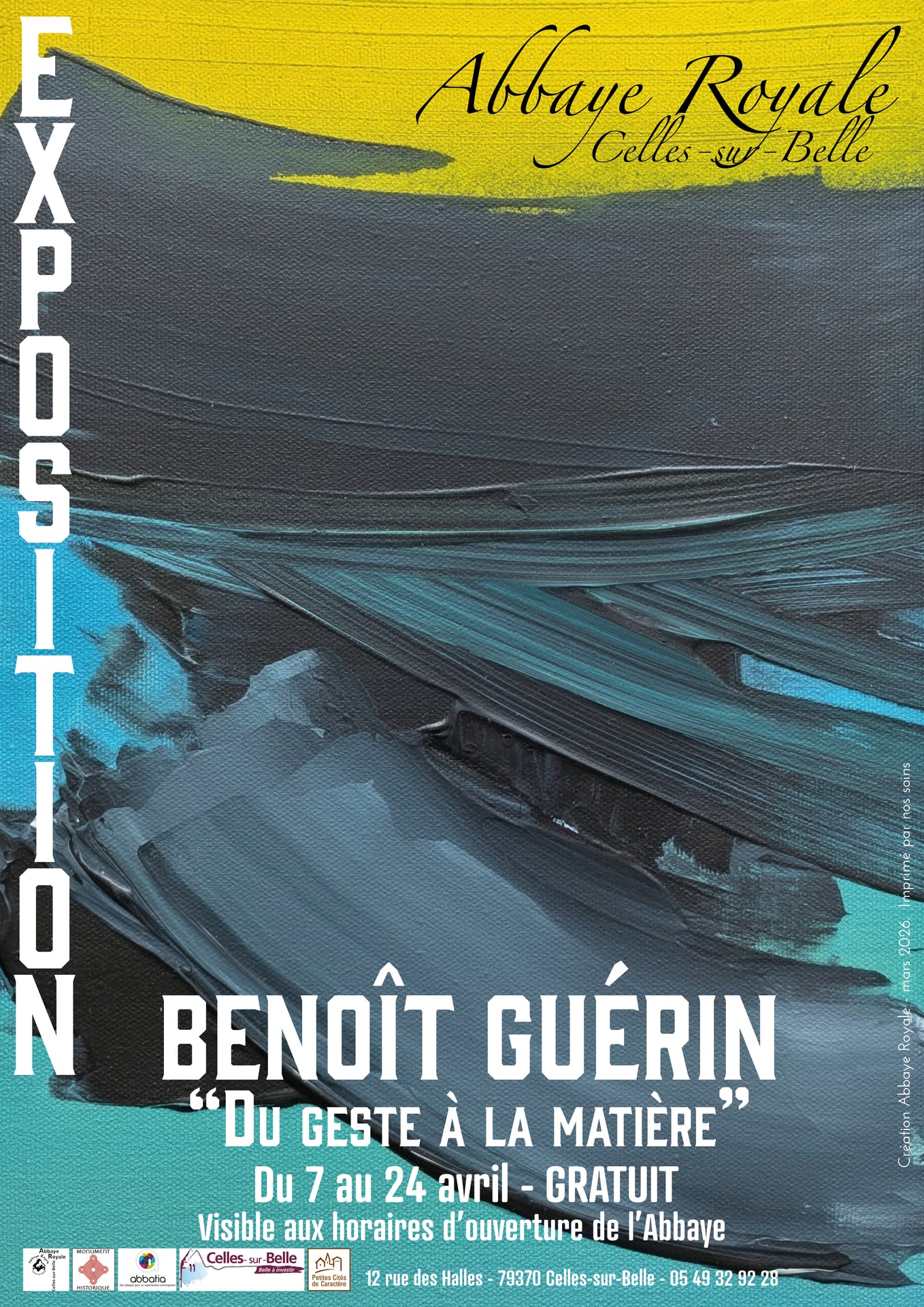 Exposition - Benoît Guérin "Du geste à la matière"
