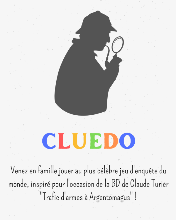 Atelier « Café Cluedo en famille »