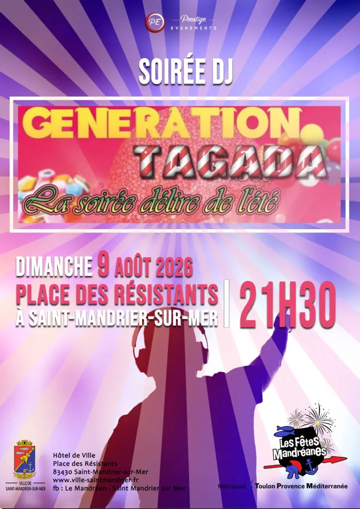Soirée avec Dj : "Génération Tagada"