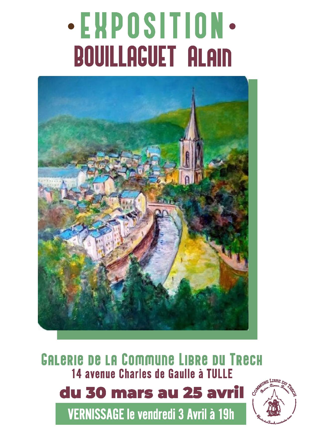 Galerie de la Commune Libre du Trech : Exposition Bouillaguet Alain