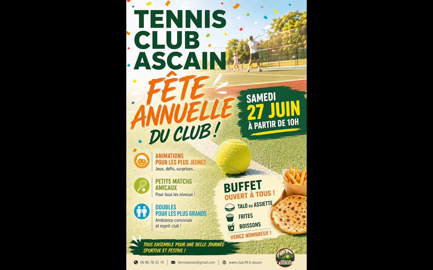Fête du club de tennis