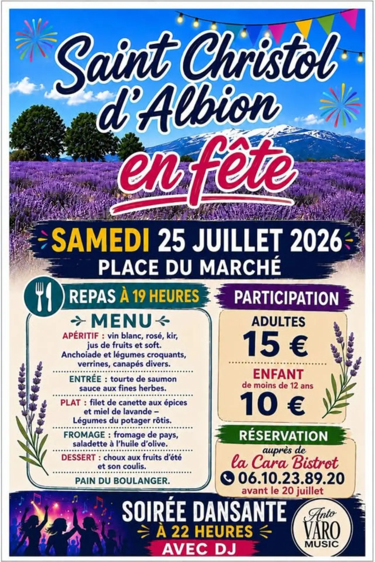Saint Christol d'Albion en fête