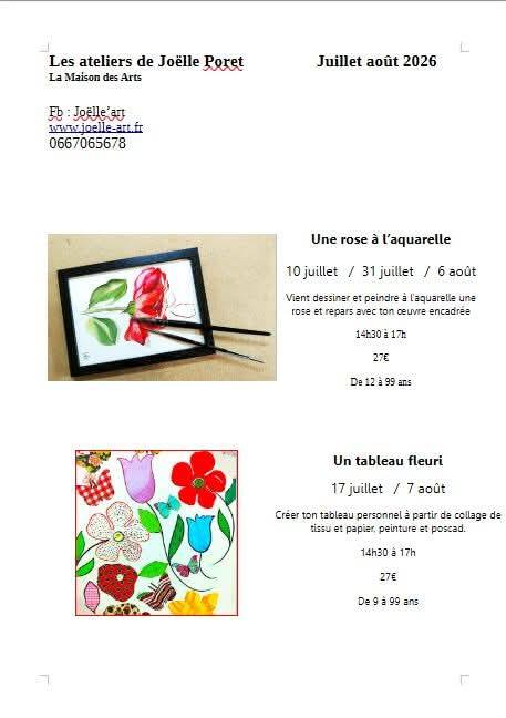 Un tableau fleuri