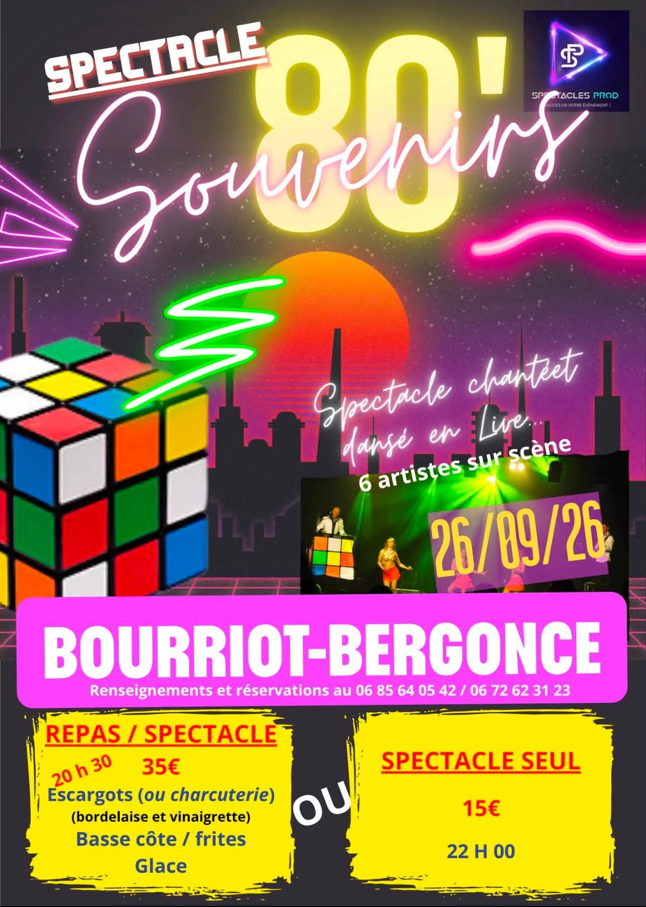 Spectacle : Souvenirs 80'