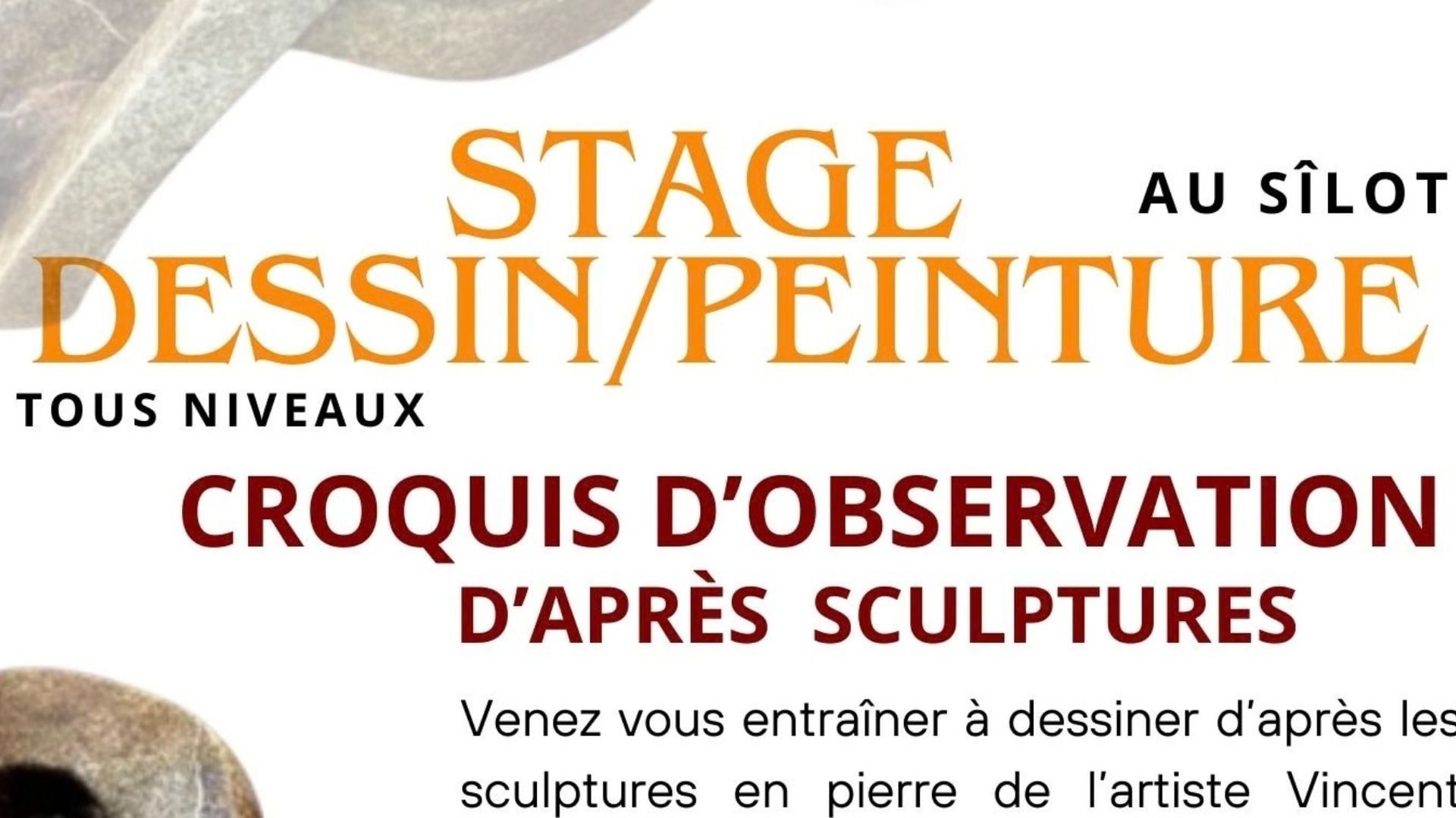 Stage dessin / peinture tous niveaux