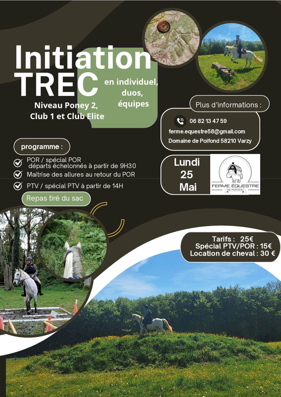 Initiation TREC - Ferme équestre de Poifond