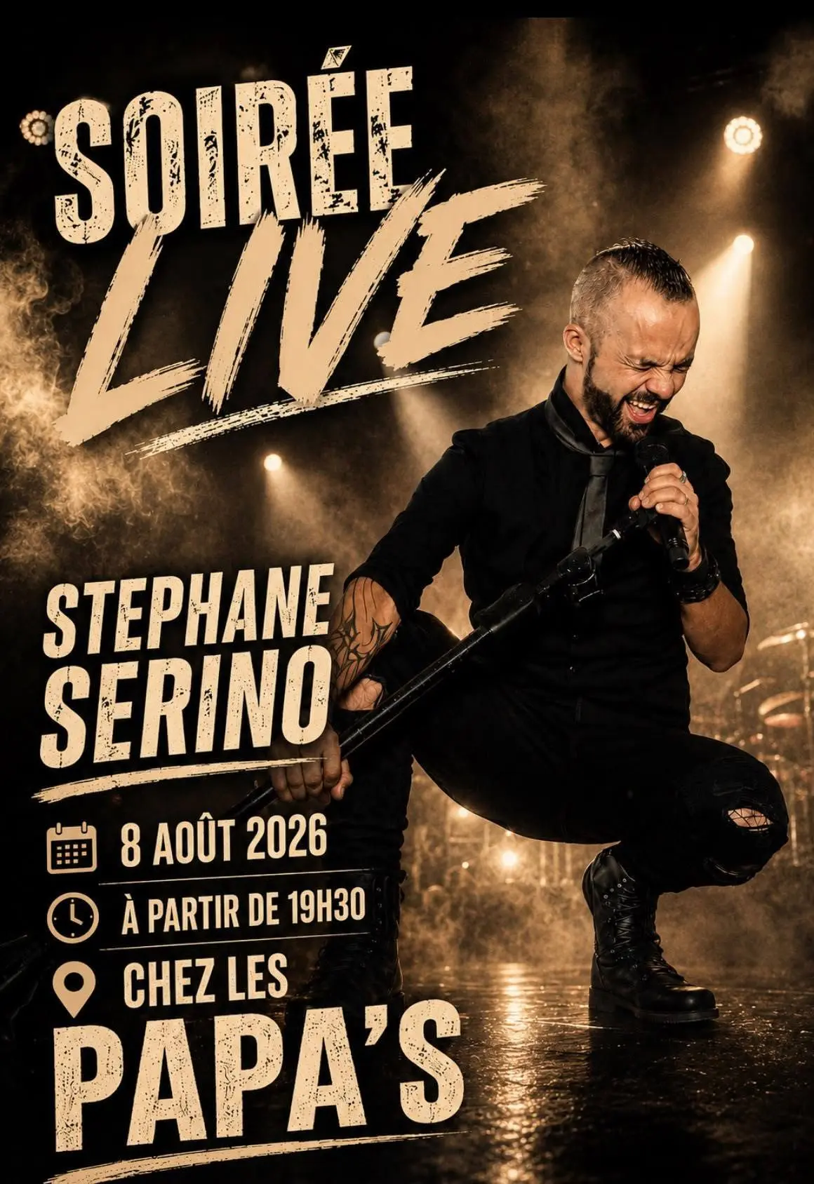 Soirée live Stéphane Serino