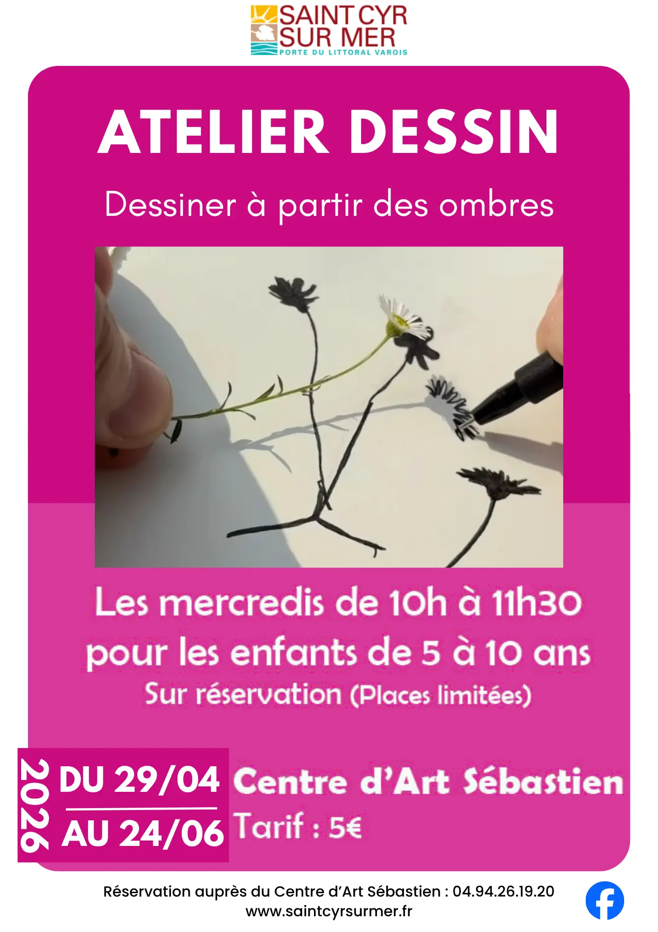 Atelier dessin à partir des ombres