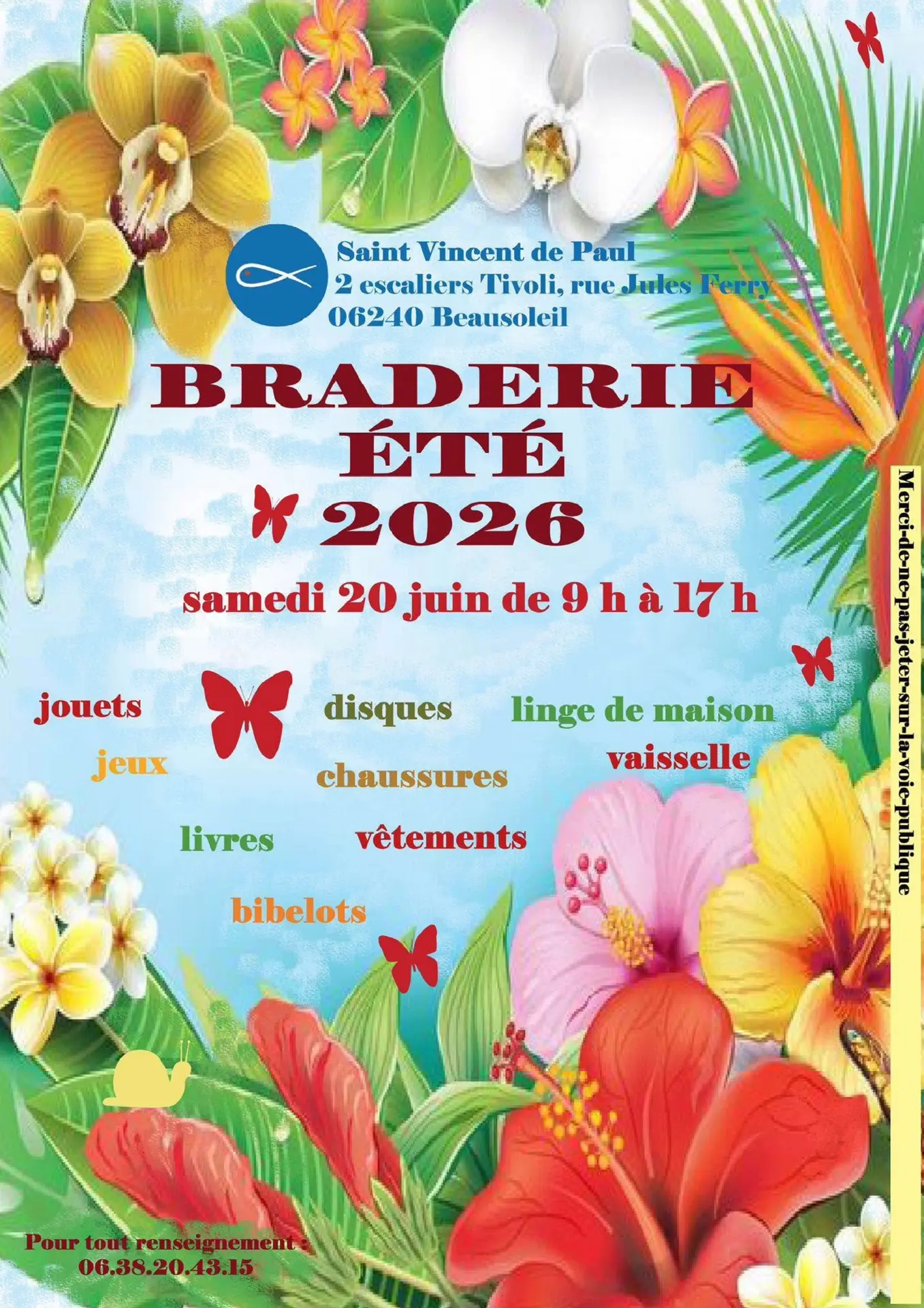 Braderie été 2026