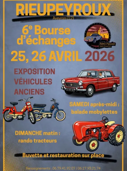 Bourse d'échange et exposition de véhicules anciens