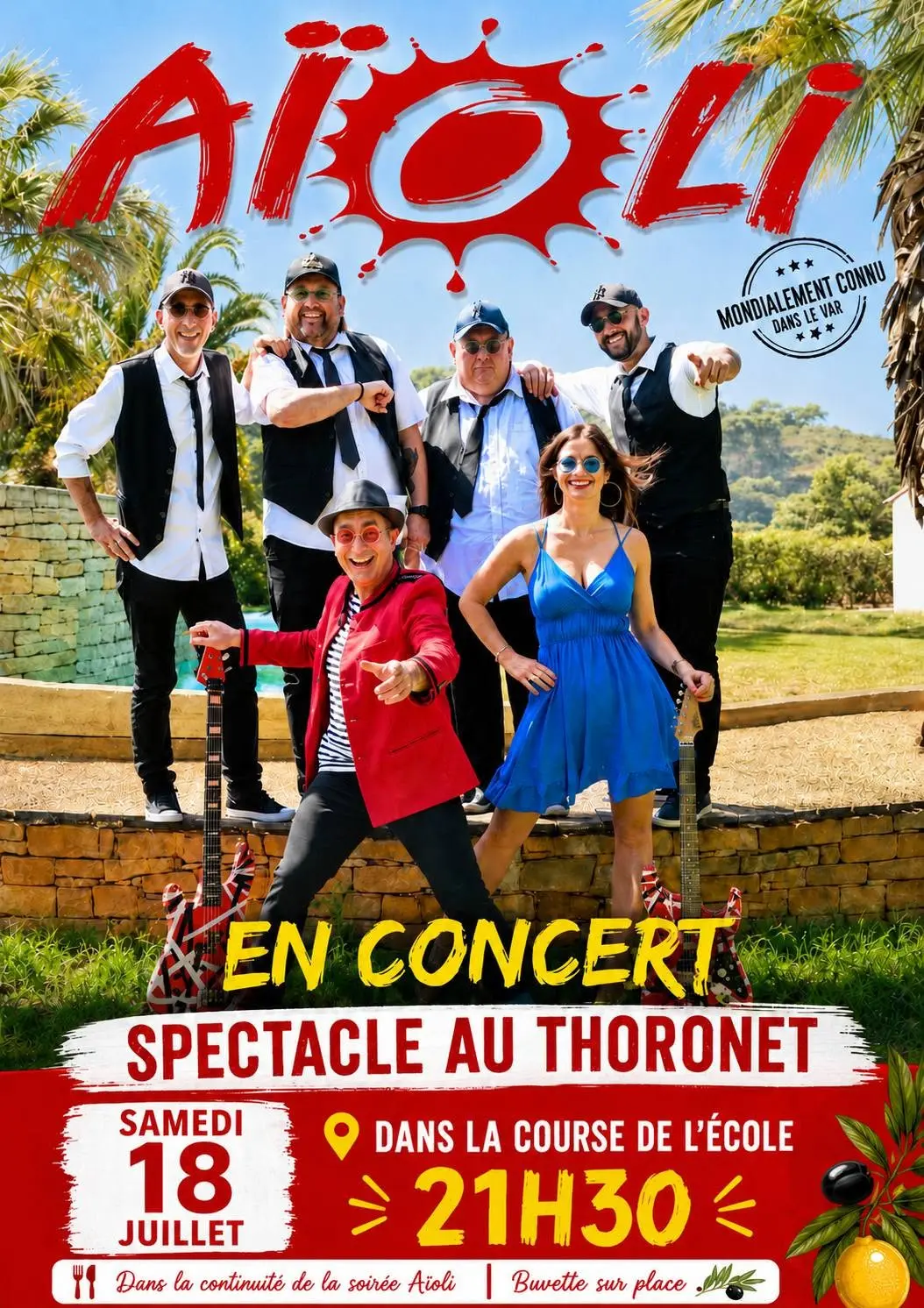Aïoli en concert au Thoronet
