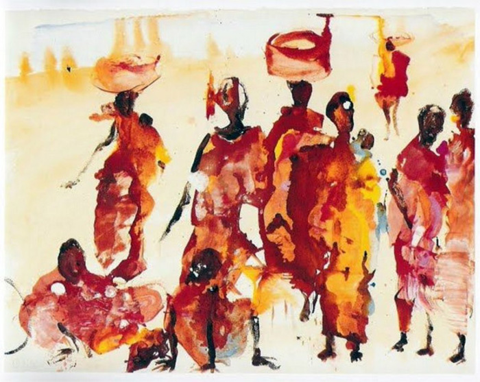 Exubérance de la couleur et à partir des aquarelles de Miguel Barcelo