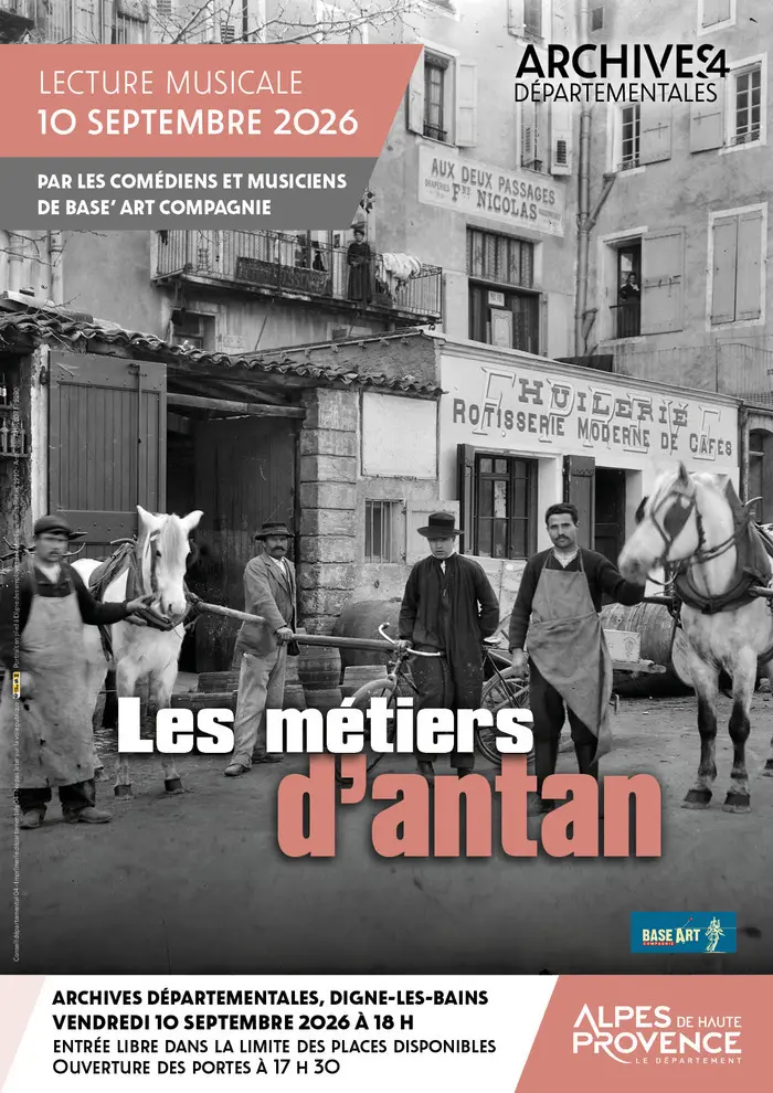 Lecture musicale - Les métiers d'antan