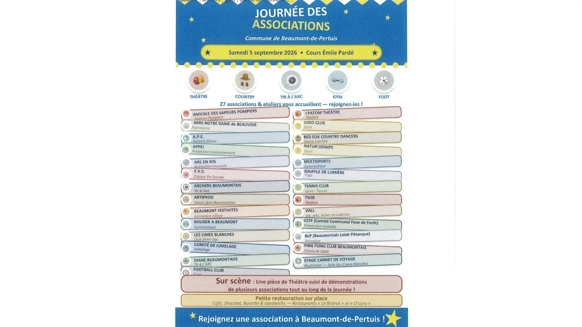 Forum des associations à Beaumont de Pertuis
