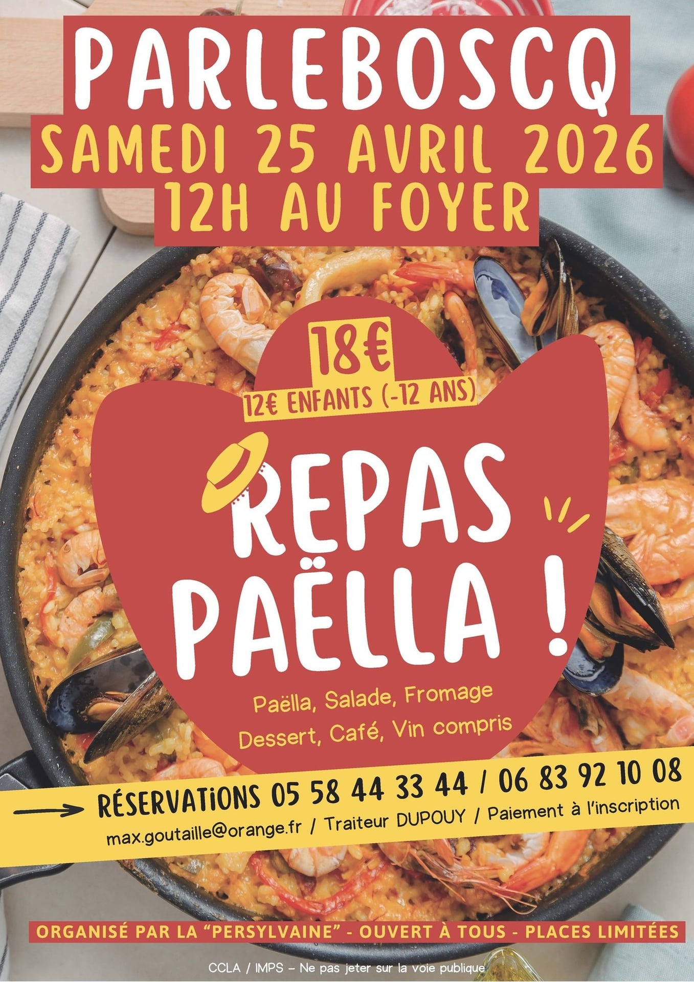 Repas Paëlla