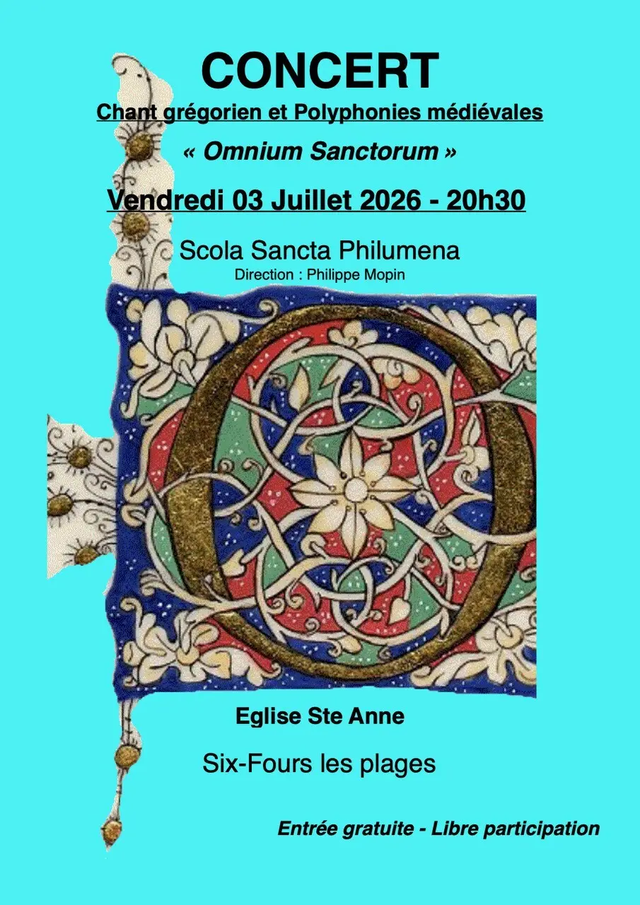 Concert Omnium Sanctorum : Chant grégorien et polyphonies médiévales sacrées
