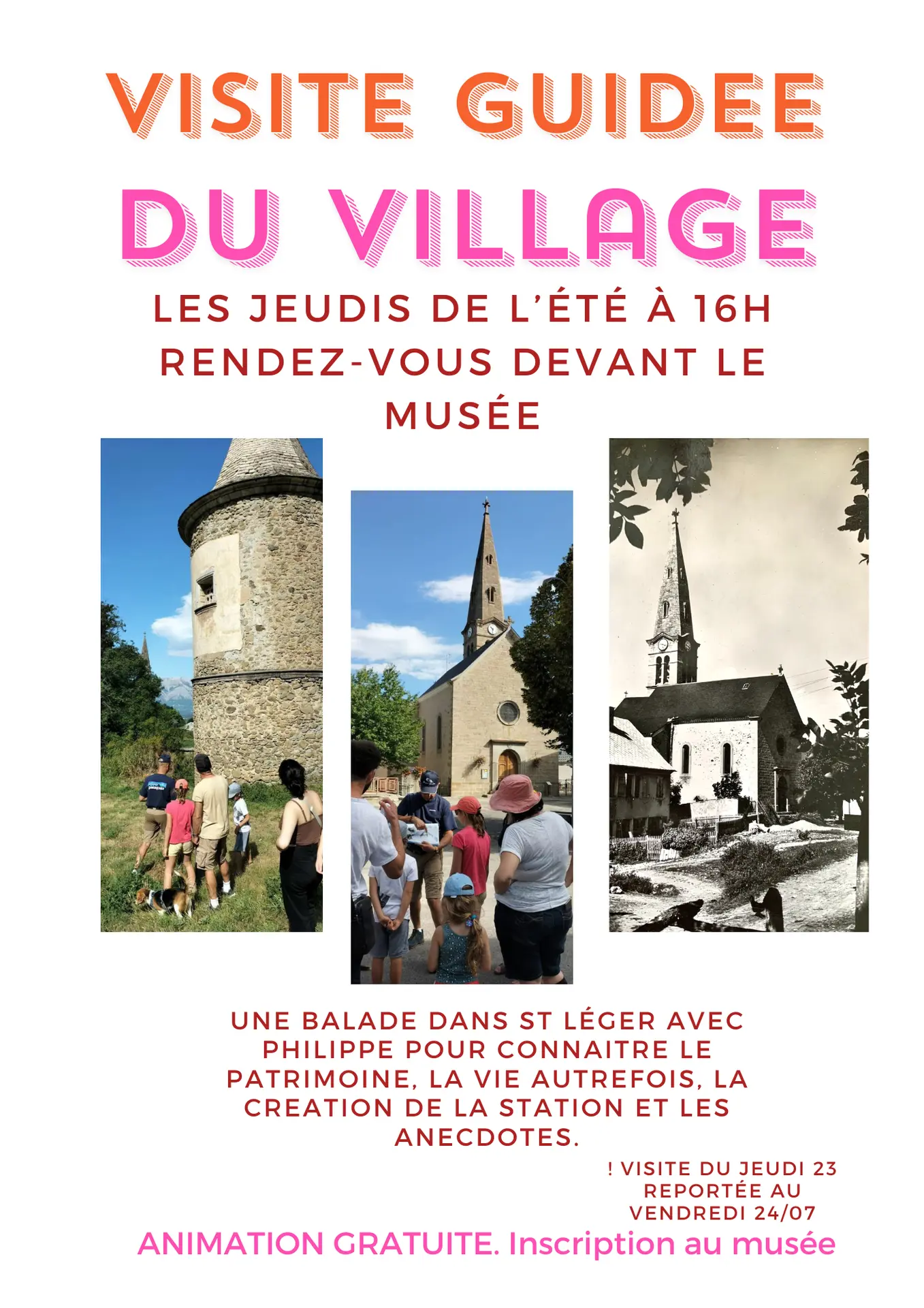 Visite guidée du village