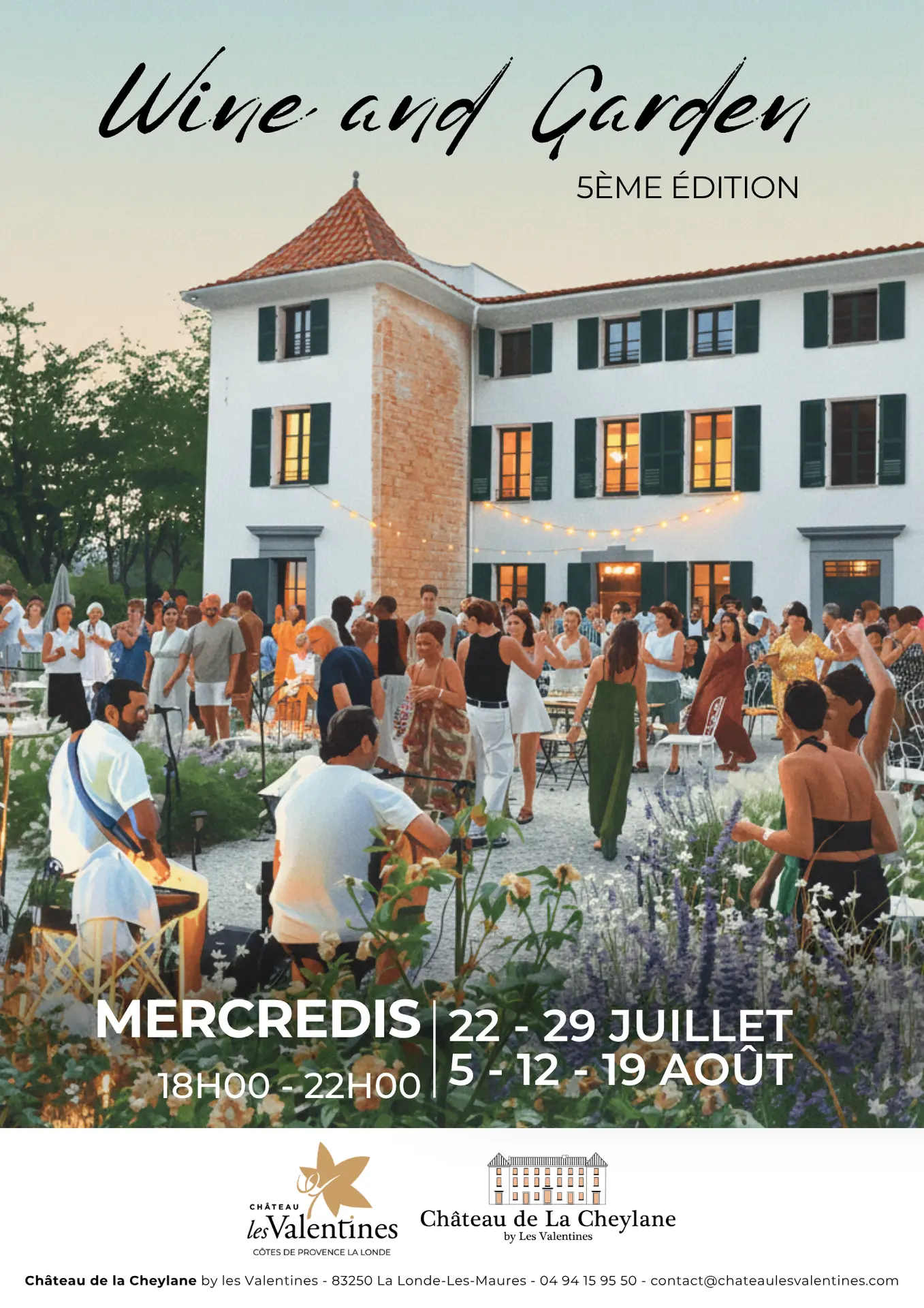 Wine and Garden au Château de la Cheylane by Château Les Valentines