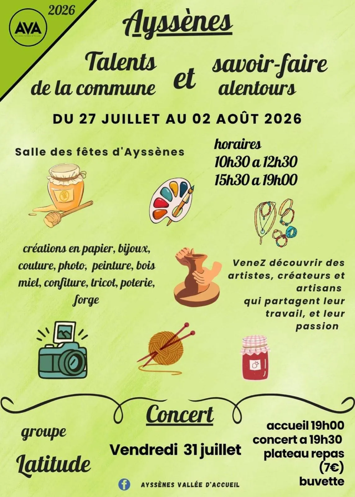 Exposition « Talents et Savoir-faire » & Concert