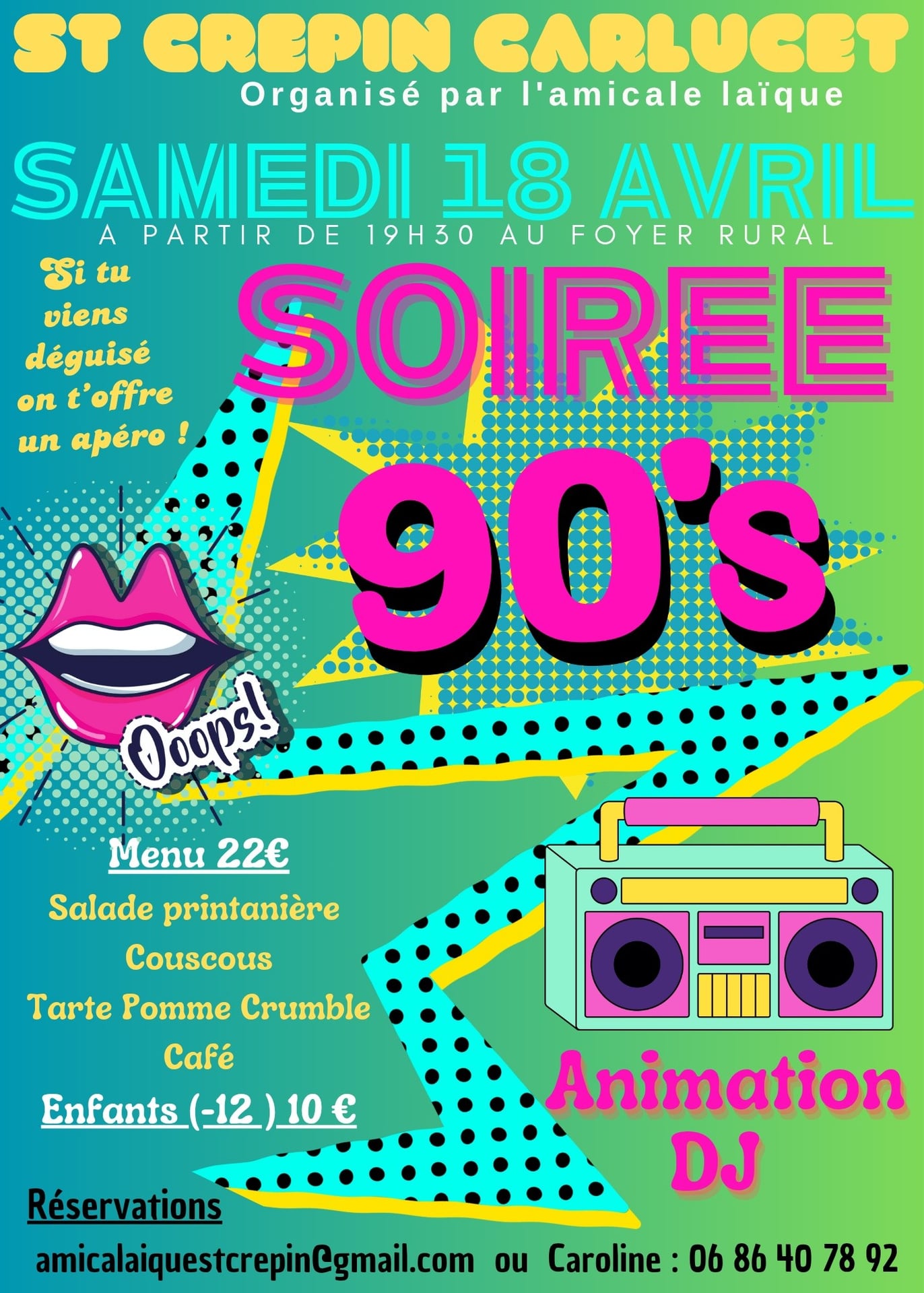 Soirée 90'