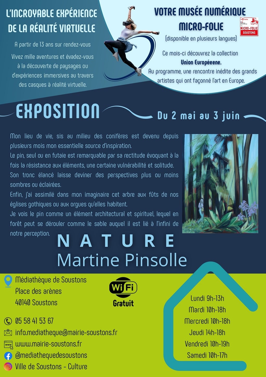Exposition de Martine Pinsolle