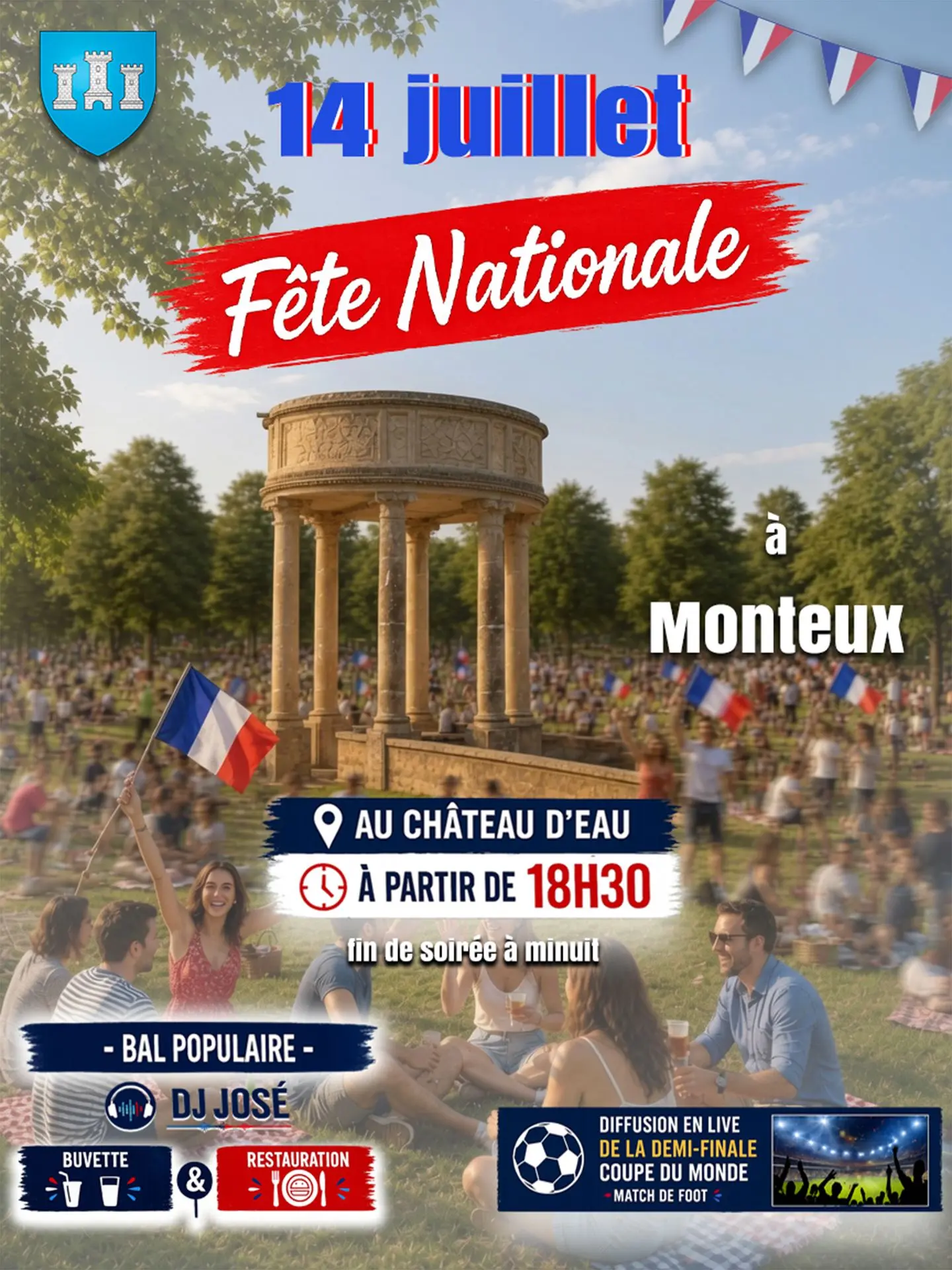 Fête Nationale du 14 Juillet à Monteux